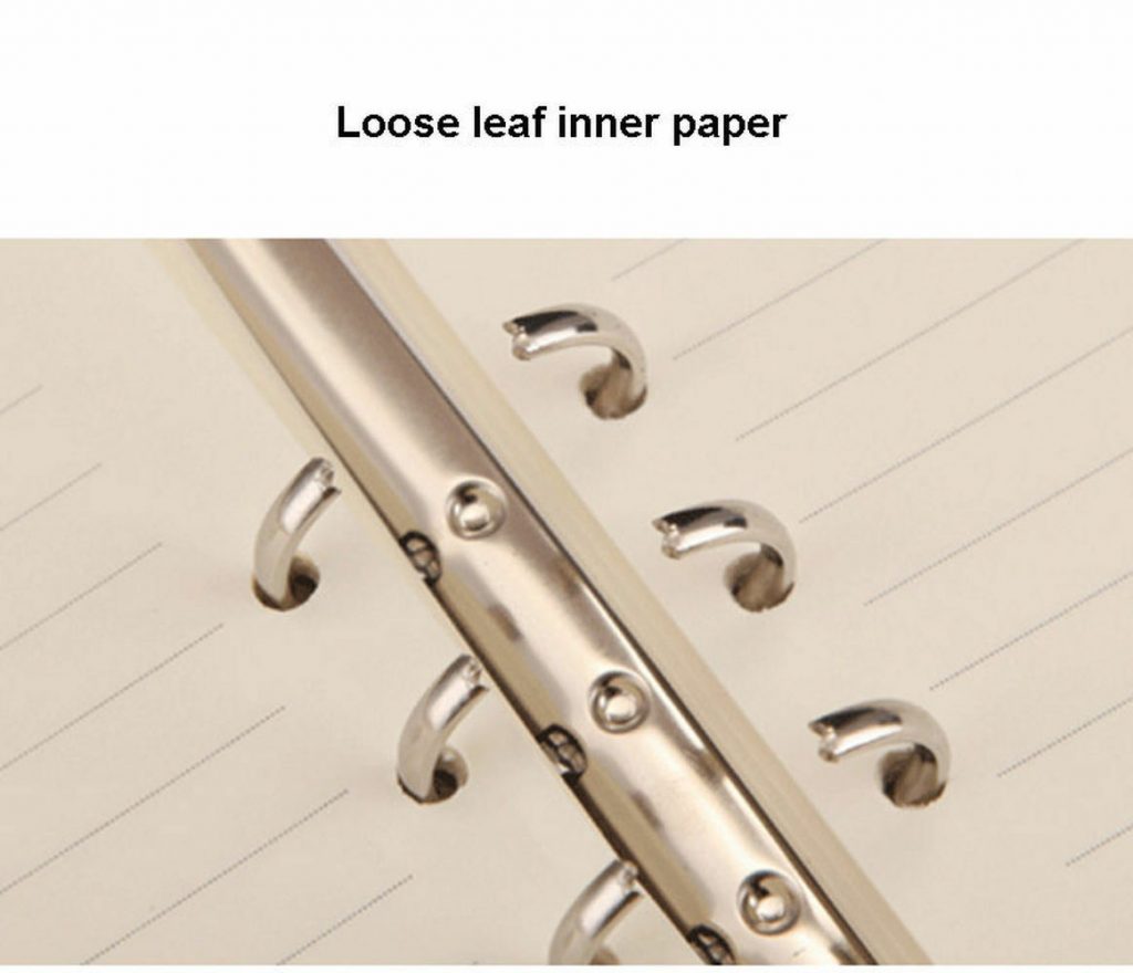 A5 Refill Lined Paper Standard 6 holes Inserts, 90 Sheets - Notebookpost