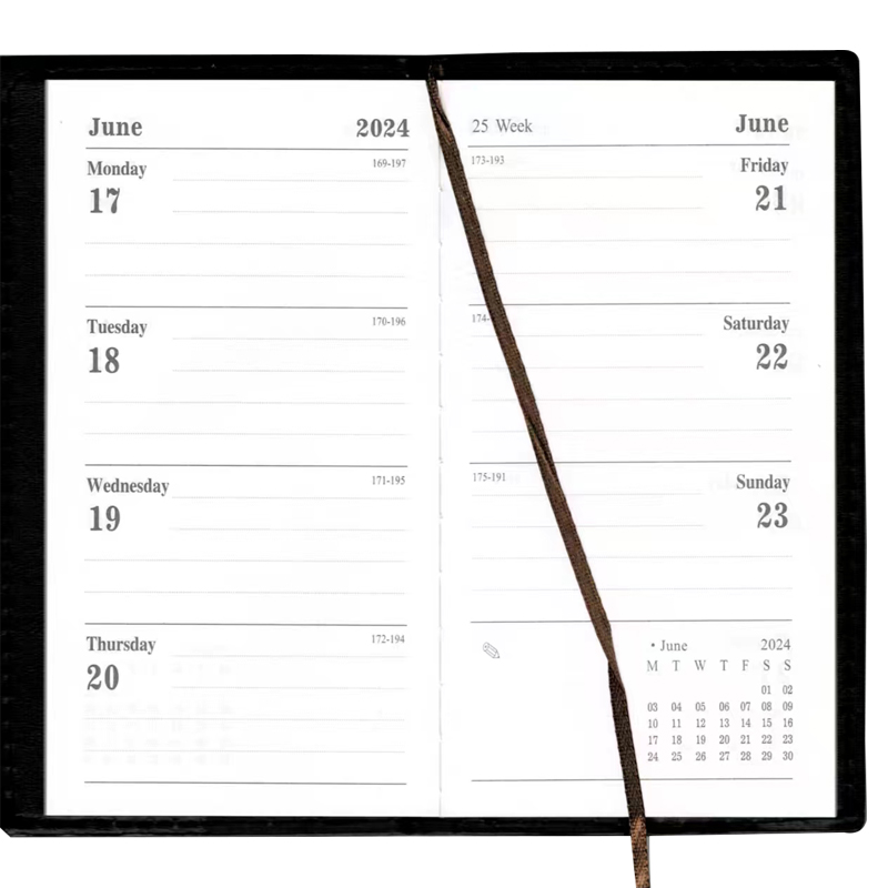 2024 Weekly Planner Pocket Size - Notebookpost