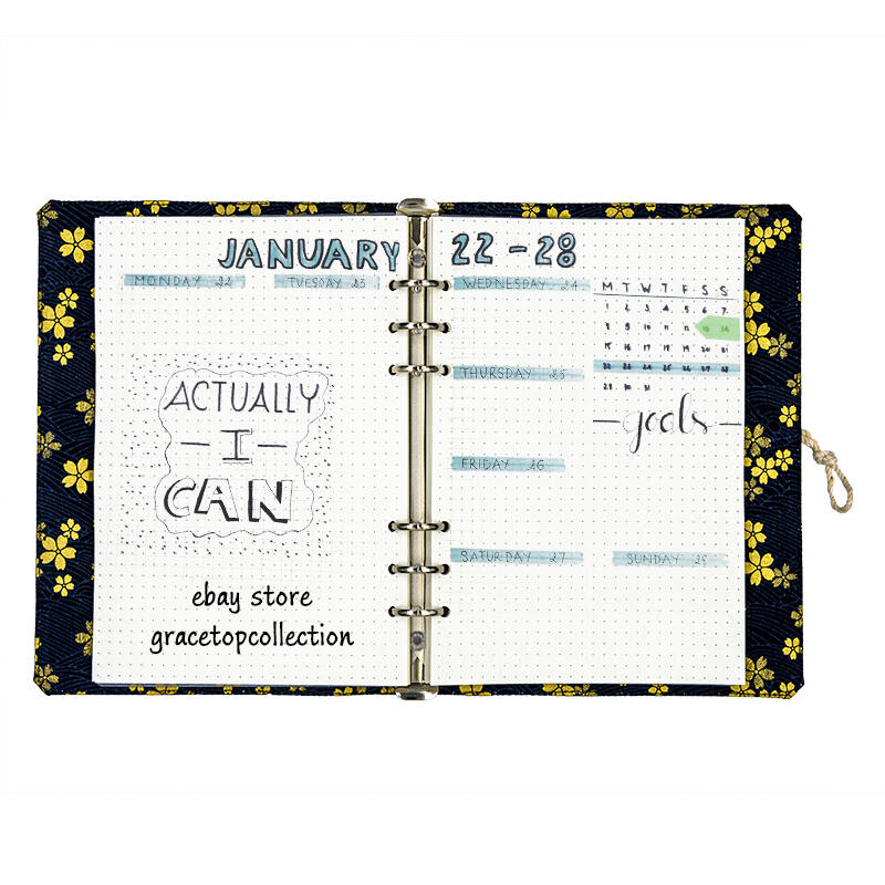 Dotted Spiral Notebook - 3 Pack Bullet Dotted Journal A5 Dotted