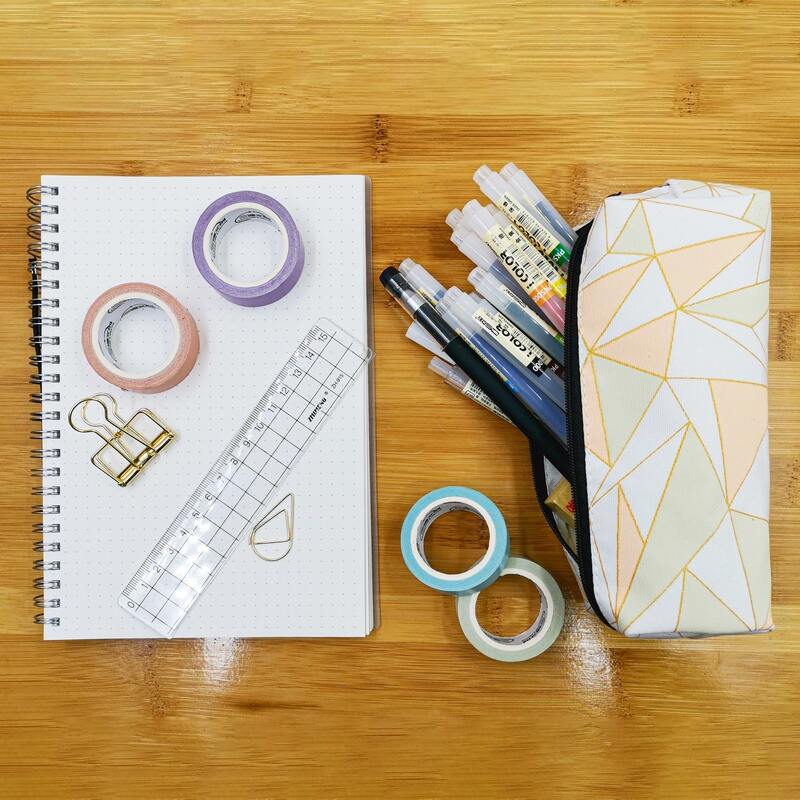Bullet Dotted Journal Essential Kit for Beginners - A5 Spiral